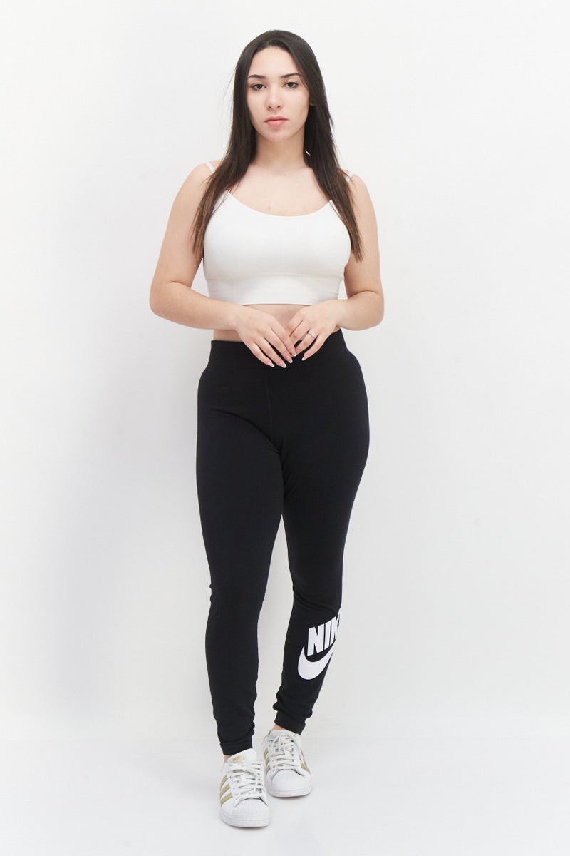 Nike  leggings رياضية نسائية مناسبة للتدريب، سوداء - Image 4